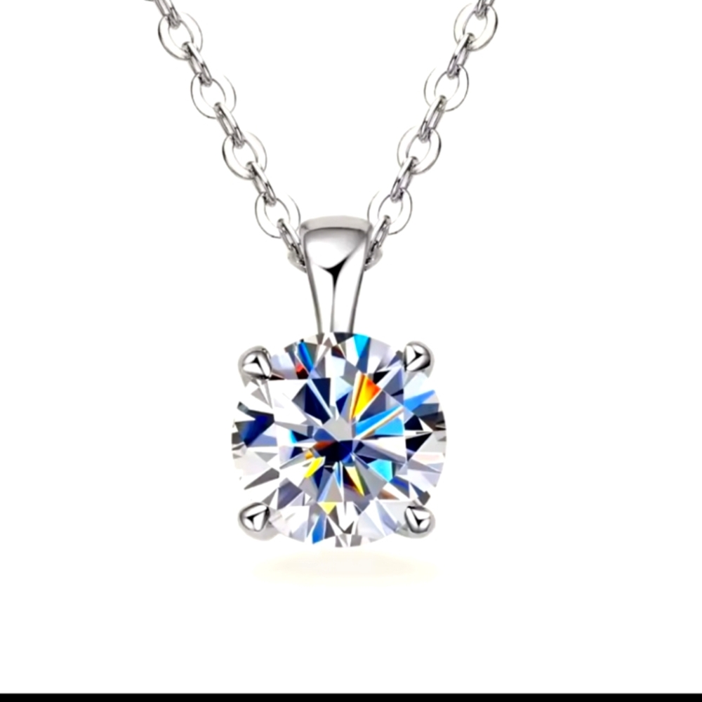 Moissanite Diamond Necklace